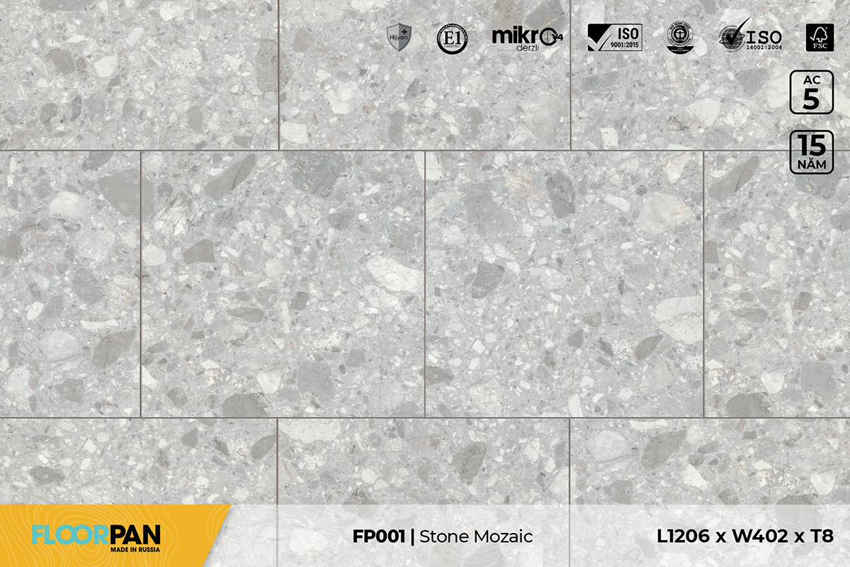 FT001 Stone Mozaic – 8mm – AC5